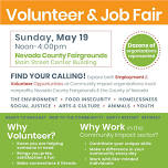 Nevada County Volunteer and Job Fair