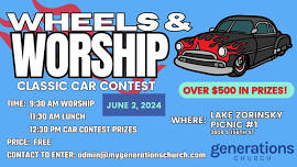 1st Annual - Wheels & Worship @ Zorinsky Lake