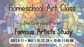 Homeschool Art Class: Ages 8-11