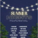 SUMMER NIGHTS at SACRED PINES