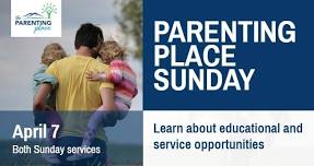 Parenting Place Alms Sunday