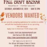 Fall Craft Bazaar