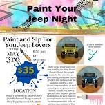 Jeep Paint and Sip at Wind Vineyards