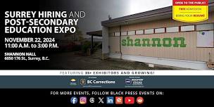 FREE Surrey Hiring  and Education Expo 2024