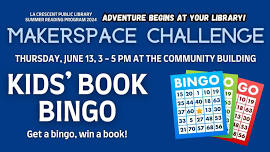 Makerspace Challenge: Kids' Book Bingo