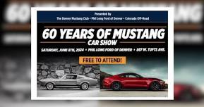 60 Years of Mustang Car Show