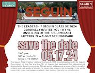 Seguin Giant Letters Unveiling