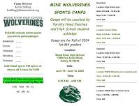 2024 Mini-Wolverine Camp