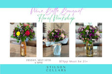 Wine Bottle Bouquet Floral Workshop