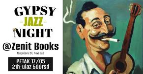 GYPSY JAZZ NIGHT @ ZENIT BOOKS 17/05