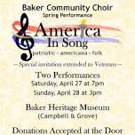 Baker Community Choir Spring Performance