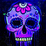 Paint Nite: Black Light Calavera 