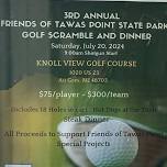 3rd Annual Friends of Tawas Point State Park Golf Scramble and Dinner