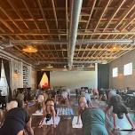 Yoga Uncorked + Spirits at Blue Spirits Distilling