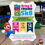 Friday Family Skate: Kids Skate Free Club Bring a Friend