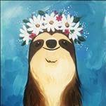 Flower Crown Sloth **KIDS PAINT FREE**