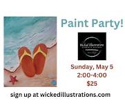 Beach Paint Party!