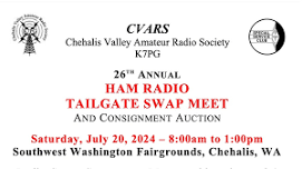 Chehalis Valley ARS Tailgate Swap Meet