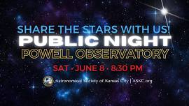 Public Night • Powell Observatory