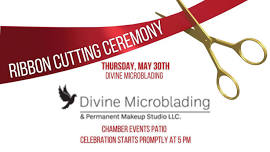 Ribbon Cutting - Divine Microblading & Permanent Makeup Studio