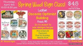 Spring Wood Sign Class!