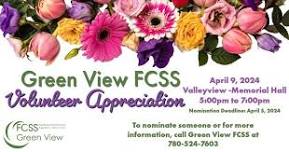 Green View FCSS Volunteer Nominations & Appreciation Dinner 2024 in Valleyview, AB.