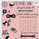 June 16 School Uniform Bicycle Convoy