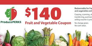 Fruit and Vegetable Coupon Distribution at Montgomery Farmers Market