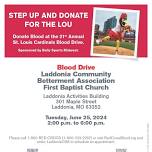 STEP UP AND DONATE BLOOD FOR THE LOU!!!