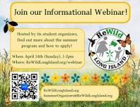 Informational Webinar on Summer Program 2024 — ReWild Long Island