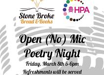 Stone Broke Bread & Books Open-No-Mic Poetry