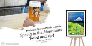 Spring in the Mountains at Ponderosa Beer and Books!