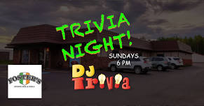 DJ Trivia – Sundays at Fosters