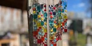 Box & Dots Fused Glass Windchimes