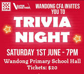 Wandong Fire Brigade Trivia Night