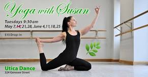 May/June Yoga at Utica Dance with Susan!