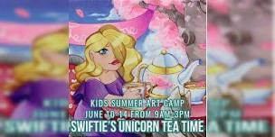 Kids Summer Art Camp  Swifts Tea Time with Friends Theme,