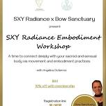 SXY Radiance Embodiment Workshop