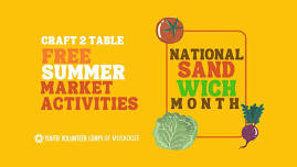 Craft 2 Table - National Sandwich Month