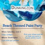 Beach Themed Paint Party