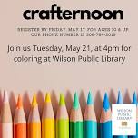 Crafternoon: Coloring at the Library