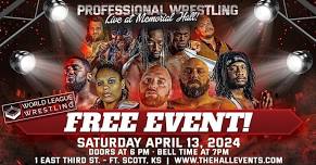 World League Wrestling returns to Ft. Scott at Memorial Hall!