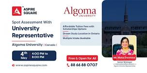 Aspire Square's Biggest Admission Days with Algoma University!