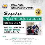 On Campus Regular Class for CSS 2025 Screening Test & Written Preparation at NOA Rawalpindi Rehmanabad Campus CSS2025 Batch | 20% Discount