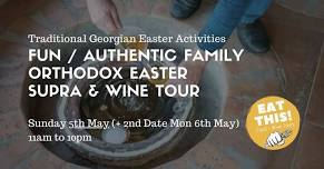 Fun/Cultural Family Orthodox Easter Supra & Wine Tour