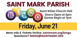 Saint Mark Parish BINGO