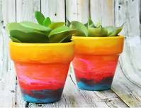 Sidekicks Assemble: Painting Flower Pots