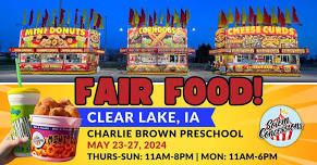 Clear Lake, IA - Fair Food at Charlie Brown Preschool!