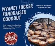 Wyanet Locker Fundraiser Cookout