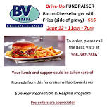 Bacon Cheeseburger and Fries Fundraiser